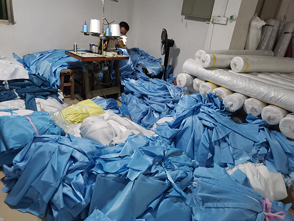 防静电服生产车间