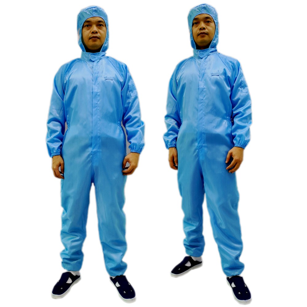 蓝色防静电连体服