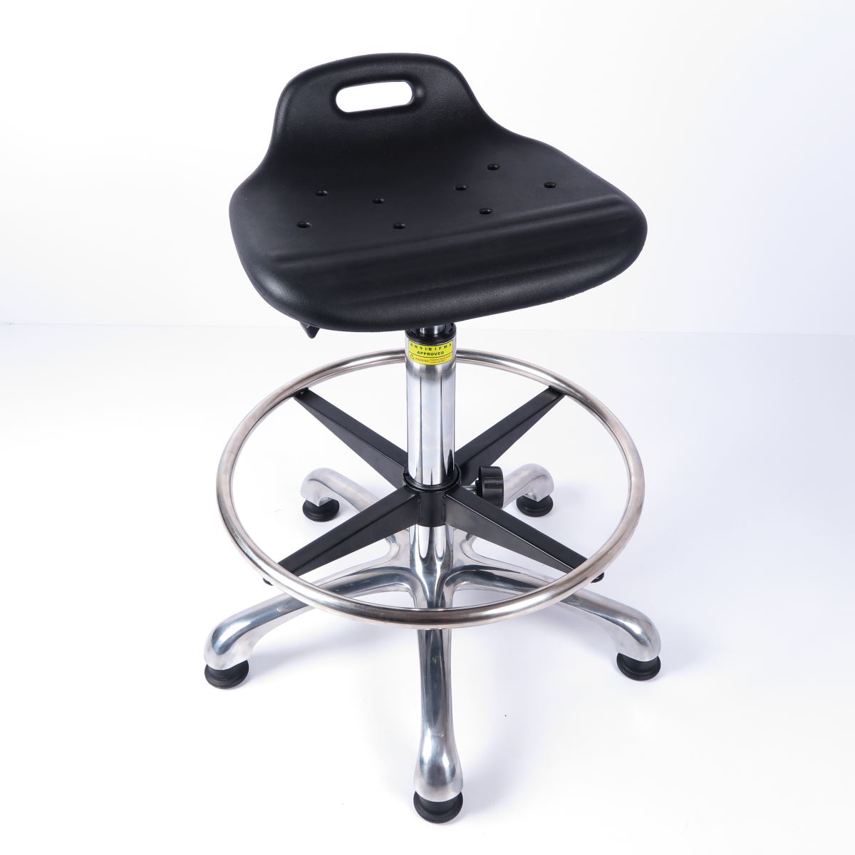 防静电PU升降椅 半靠背升降椅东莞防静电椅厂家